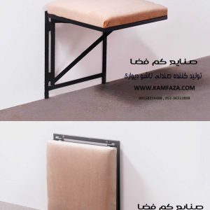 صندلی تاشو دیورای کد 210، قیمت صندلی تاشو دیواری، خرید صندلی تاشو دیواری، صندلی تاشو دیواری، صندلی تحریر تاشو دیواری